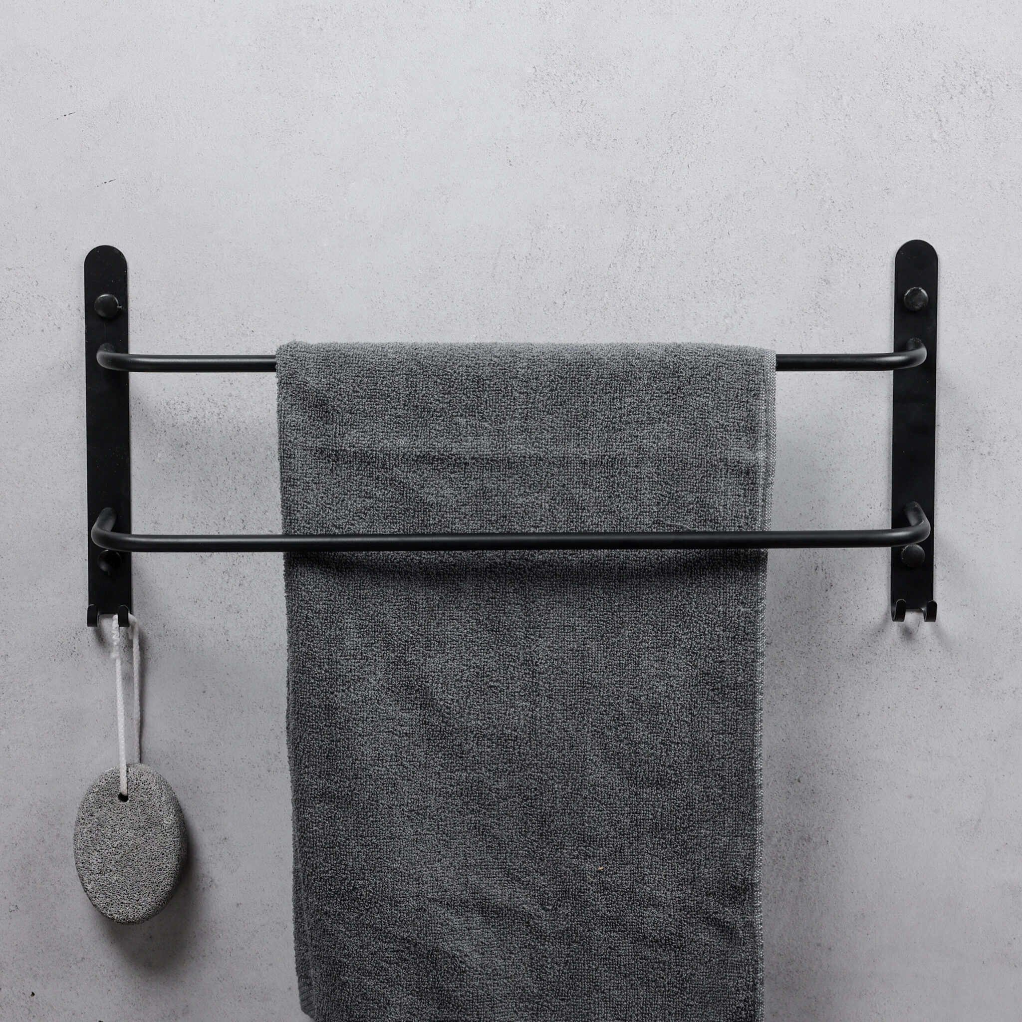 marco safwat photography-107 Black Double Towel Holder - Image 1