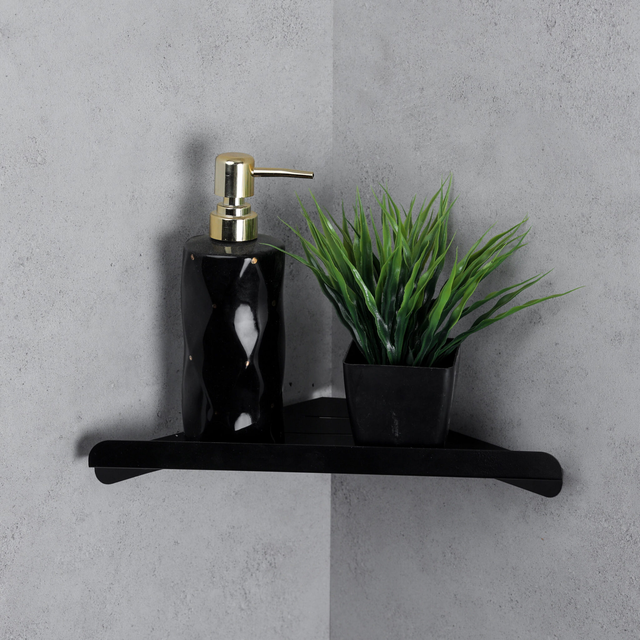 marco safwat photography-112 Black Corner Shelf - Image 1
