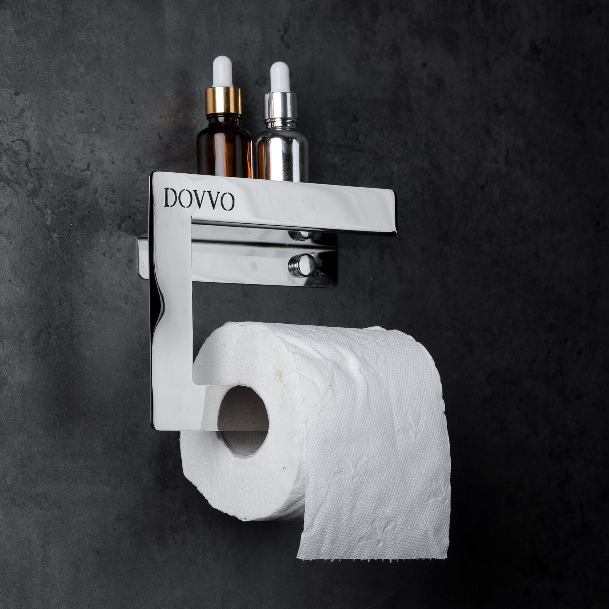 marco safwat photography-20 Silver Tissue Holder With Storage - Image 1