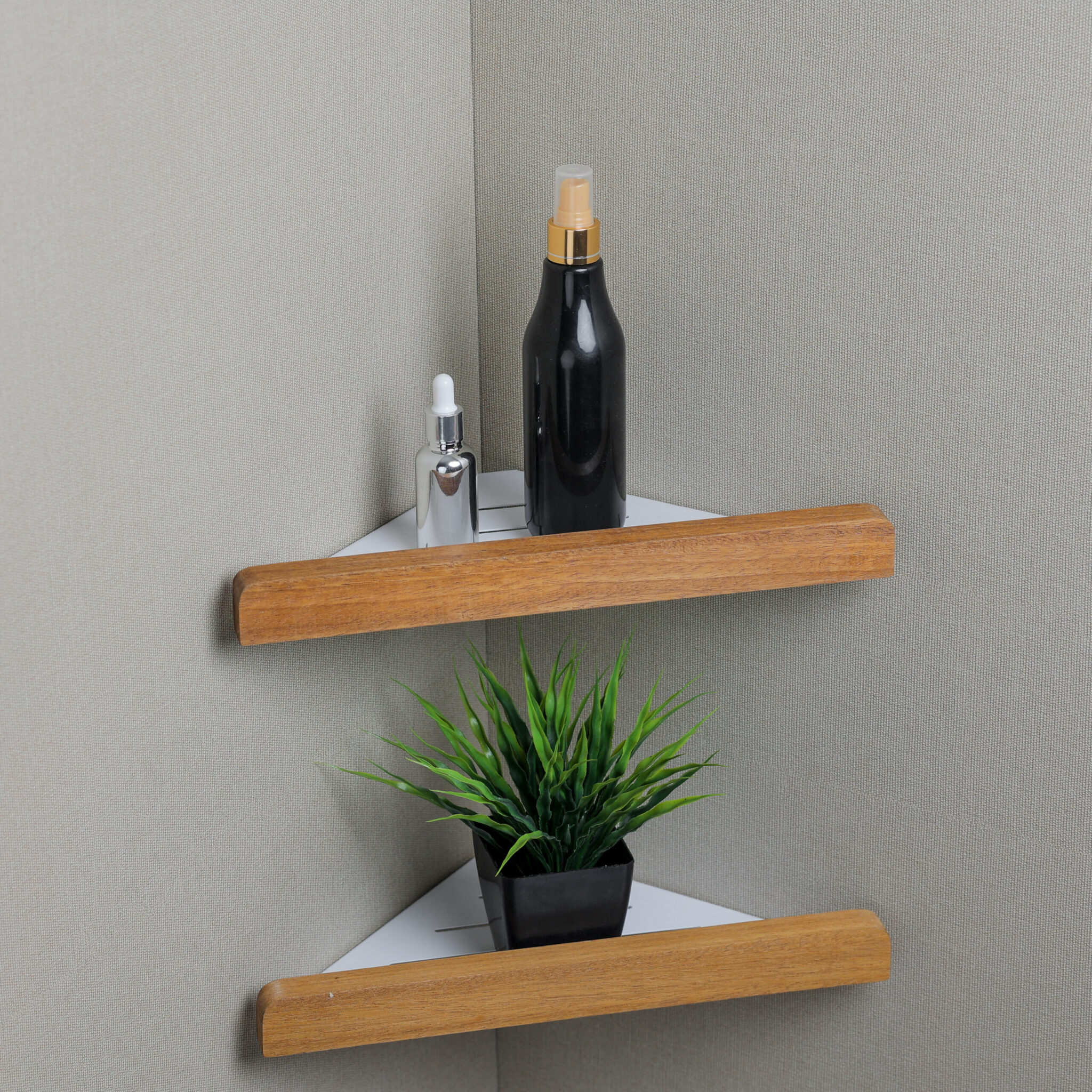 marco safwat photography-8 Wooden Corner Shelf One Piece - Image 1